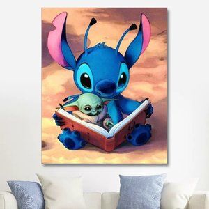 DIY Stitch and Yoda Diamond Painting Set